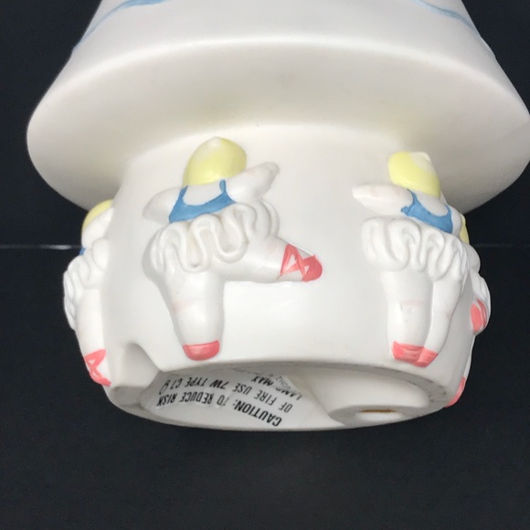 Vintage Charpente Michel & Co Ceramic Chubby Ballerina Night Light Lamp - Picture 3 of 14